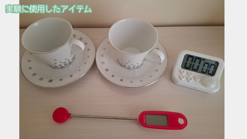 実験2で使用したアイテムの写真